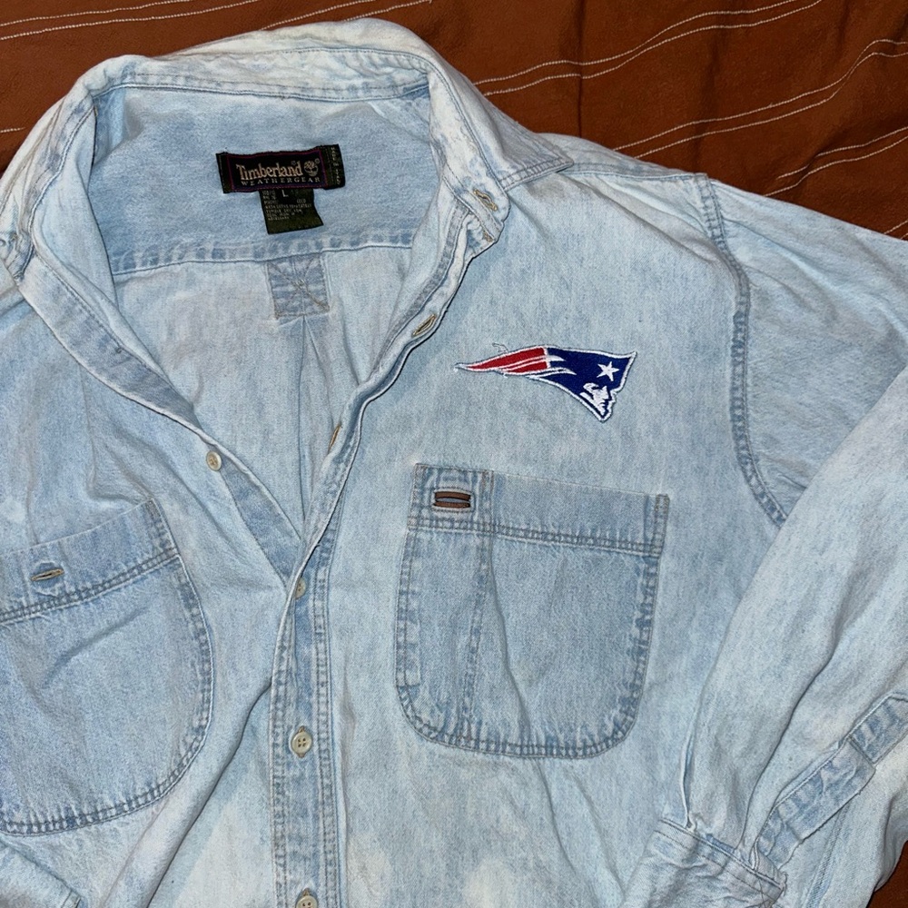 Vintage Patriots denim top